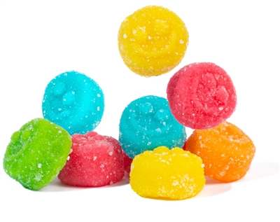 SOUR GUMMI POPPERS 4.5 LB