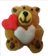 ALLISON'S BROWN BEAR WITH HEARTS